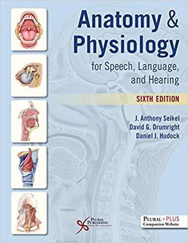 Anatomy Physiology For Speech Language And Hearing 6Th
