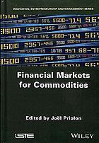 Financial Markets For Commodities