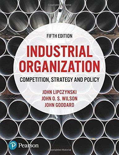 Industrial Organization Competition Strategy And Policy 5Th