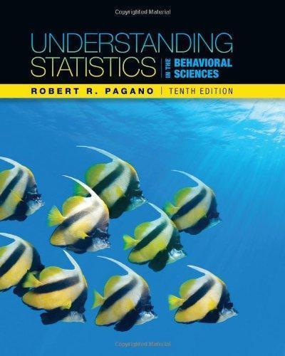 Understanding Statistics In The Behavioral Sciences 10Th