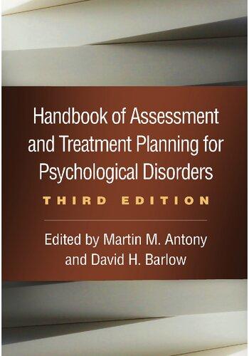 Handbook Of Assessment And Treatment Planning For Psychological Disorders 3Rd