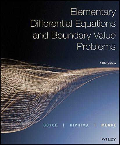 Elementary Differential Equations And Boundary Value Problems 11Th