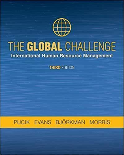 The Global Challenge International Human Resource Management 3Rd