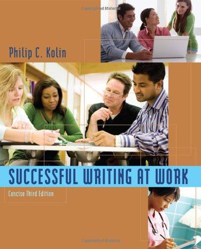 Successful Writing At Work Concise 3Rd