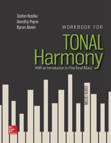 Workbook For Tonal Harmony 8Th