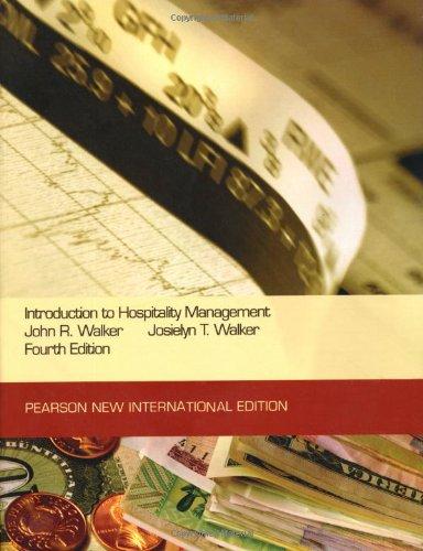 Introduction To Hospitality Management 4Th Introduction To Hospitality Management 4Th