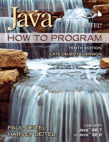 Java How To Program Late Objects Version 10Th Java How To Program Late Objects Version 10Th
