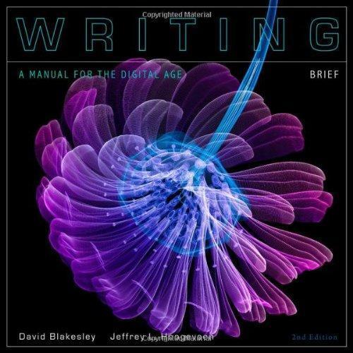 Writing A Manual For The Digital Age Brief 2Nd
