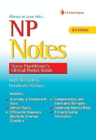 Np Notes Nurse Practitioners Clinical Pocket Guide 3Rd Np Notes Nurse Practitioners Clinical Pocket Guide 3Rd