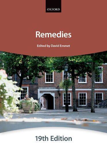 Remedies Bar Manuals 19Th