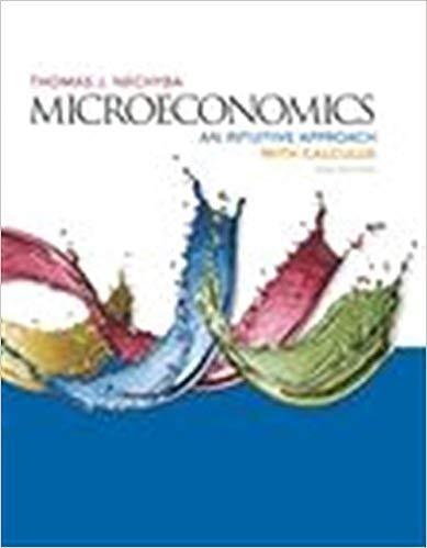Microeconomics An Intuitive Approach With Calculus 2Nd