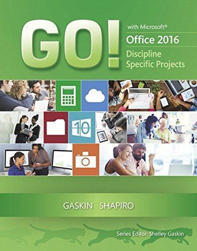 Go For Office 2016 Discipline Specific Projects