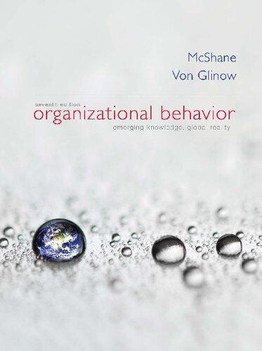 Organizational Behavior Emerging Knowledge Global Reality 7Th