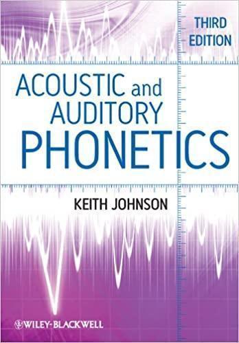 Acoustic And Auditory Phonetics 3Rd