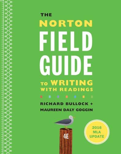 The Norton Field Guide To Writing With Readings 4Th