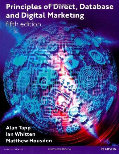 Principles Of Direct Database Digital Marketing 5Th
