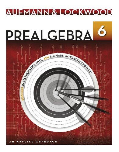 Prealgebra An Applied Approach 6th