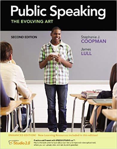 Public Speaking The Evolving Art Enhanced 2Nd