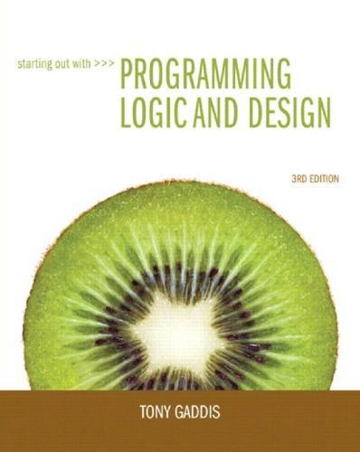 Starting Out With Programming Logic And Design 3Rd