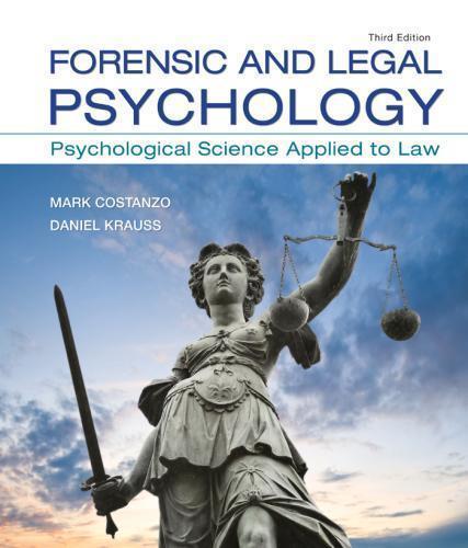 Forensic And Legal Psychology 3Rd