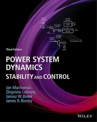 Power System Dynamics Stability And Control 3Rd