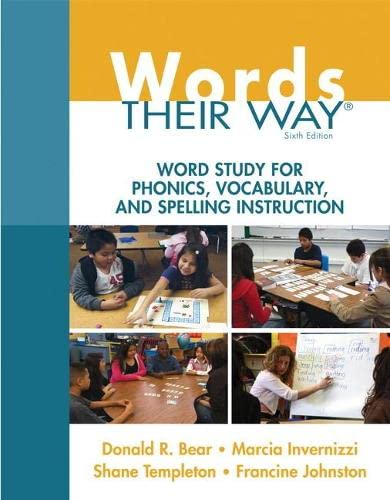 Words their way word study for phonics vocabulary and spelling instruction