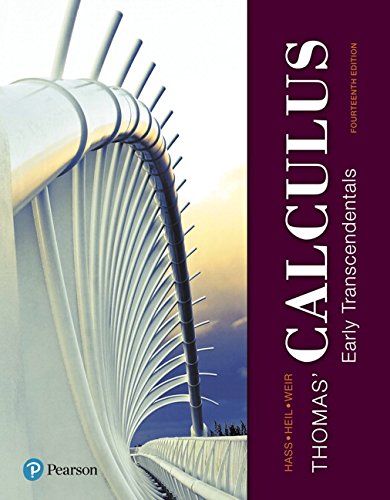 Thomas Calculus Early Transcendentals 14th eTextBook