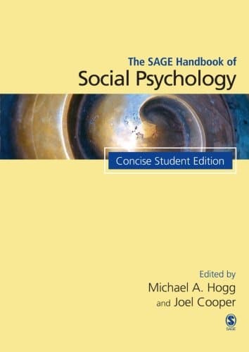 The Sage Handbook of Social Psychology Concise Student 8211 1st