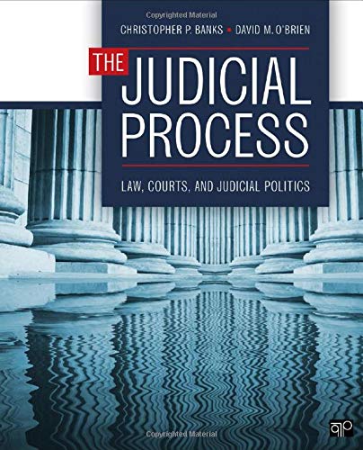 The Judicial Process Law Courts and Judicial Politics 8211 1st