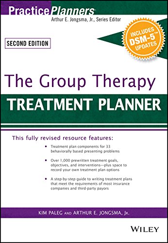 The Group Therapy Treatment Planner with DSM5 Updates 8211 3rd