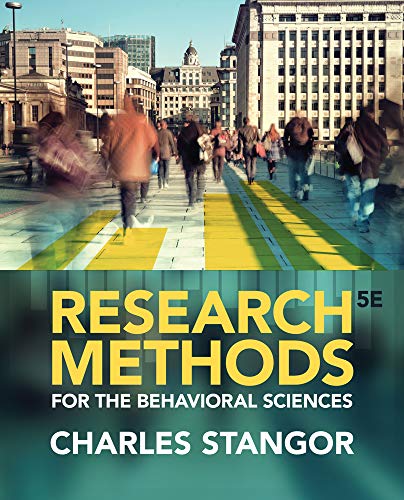 Research Methods for the Behavioral Sciences 5