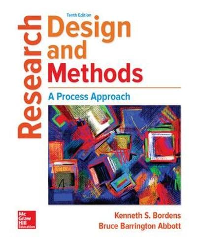 Research Design and Methods A Process Approach 10th