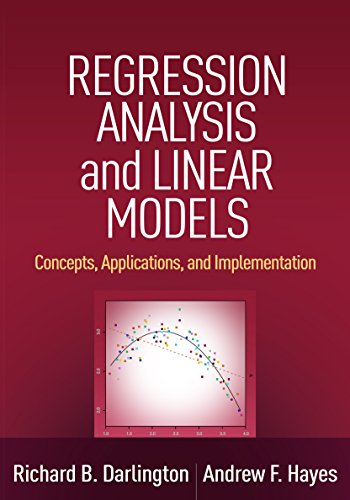 Regression Analysis and Linear Models Concepts Applications and Implementation 8211 1st