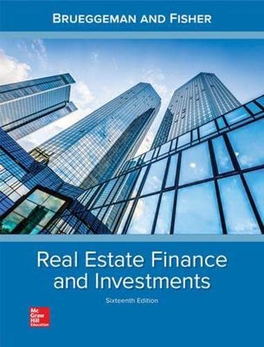 Real Estate Finance and Investments