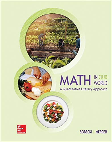 Quantitative Literacy 1st