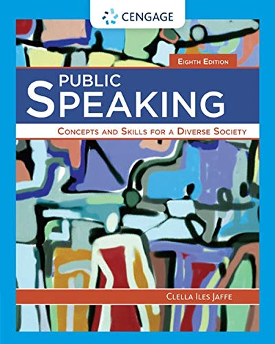 Public Speaking Concepts and Skills for a Diverse Society 8211 8th