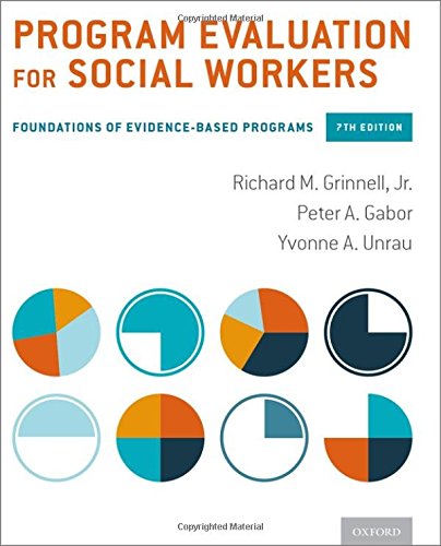 Program Evaluation for Social Workers Foundations of EvidenceBased Programs 8211 7th