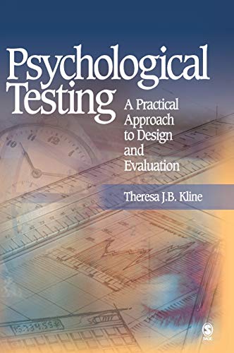 Psychological Testing A Practical Approach to Design and Evaluation 8211 1st