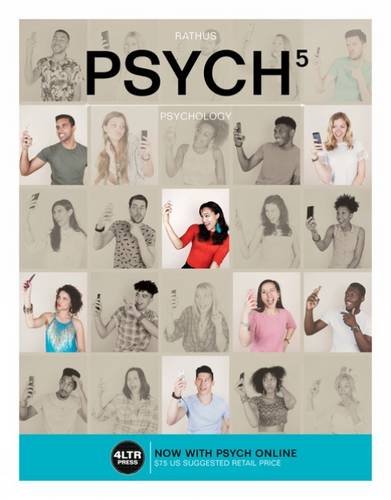 PSYCH 5 Introductory Psychology 5th New Engaging Titles from 4LTR Press 5
