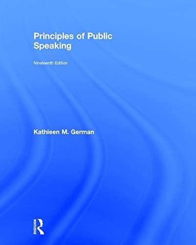 Principles of Public Speaking 19th
