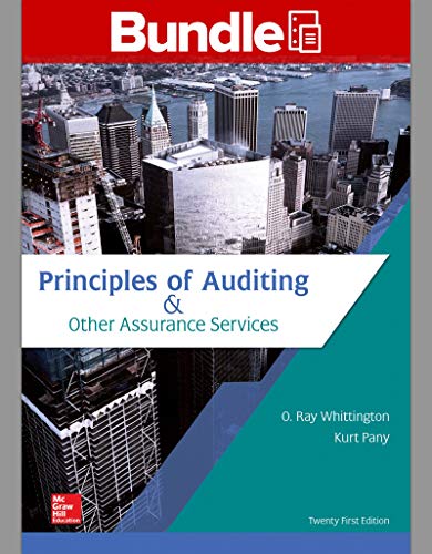 Principles of Auditing Other Assurance Services 21st