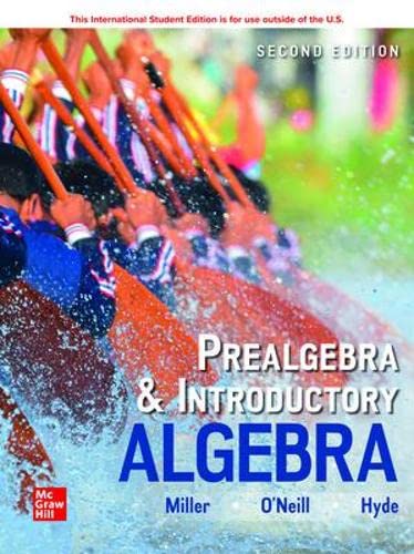 Prealgebra 038 Introductory Algebra
