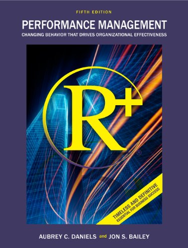 Performance Management Changing Behavior that Drives Organizational Effectiveness