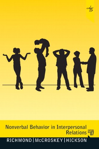 Nonverbal behavior in interpersonal relations 8211 7th
