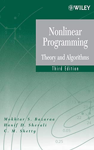 Nonlinear Programming Theory and Algorithms 8211 3rd Nonlinear Programming Theory and Algorithms 8211 3rd