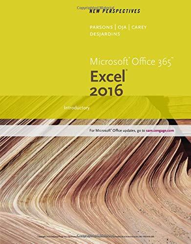 New Perspectives Microsoft Office 365 8211 Excel 2016 Introductory 1st