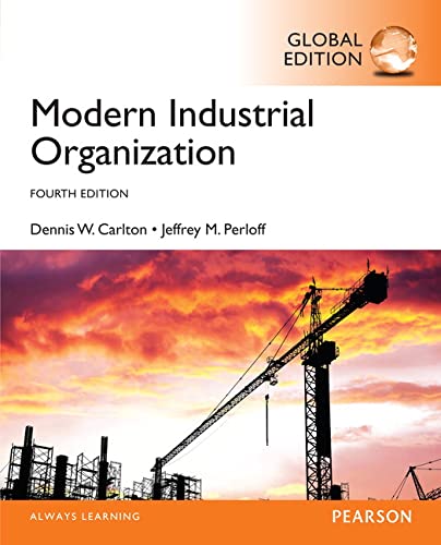 Modern Industrial Organization
