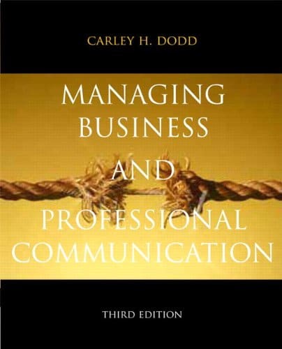 Managing Business 038 Professional Communication 8211 3rd