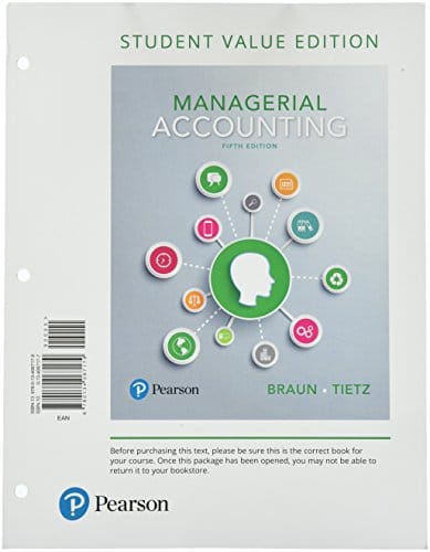 Managerial Accounting