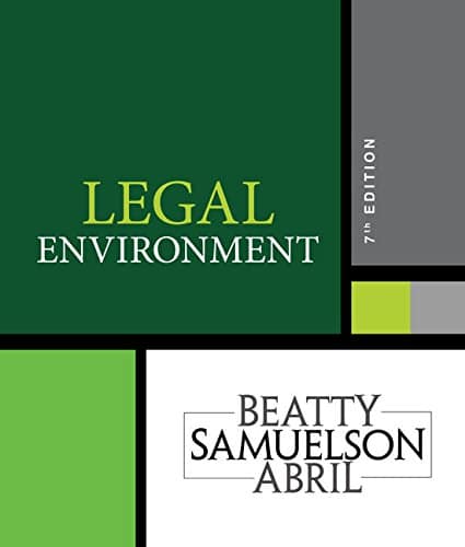 Legal Environment 7th Legal Environment 7th